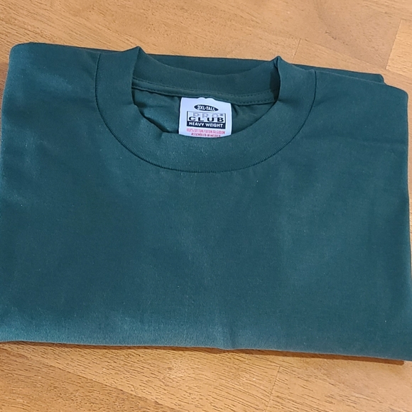 NWT'S- PRO CLUB -Lot of 2, Plain Heavy weight Tees for Screenprinting. - Picture 2 of 3